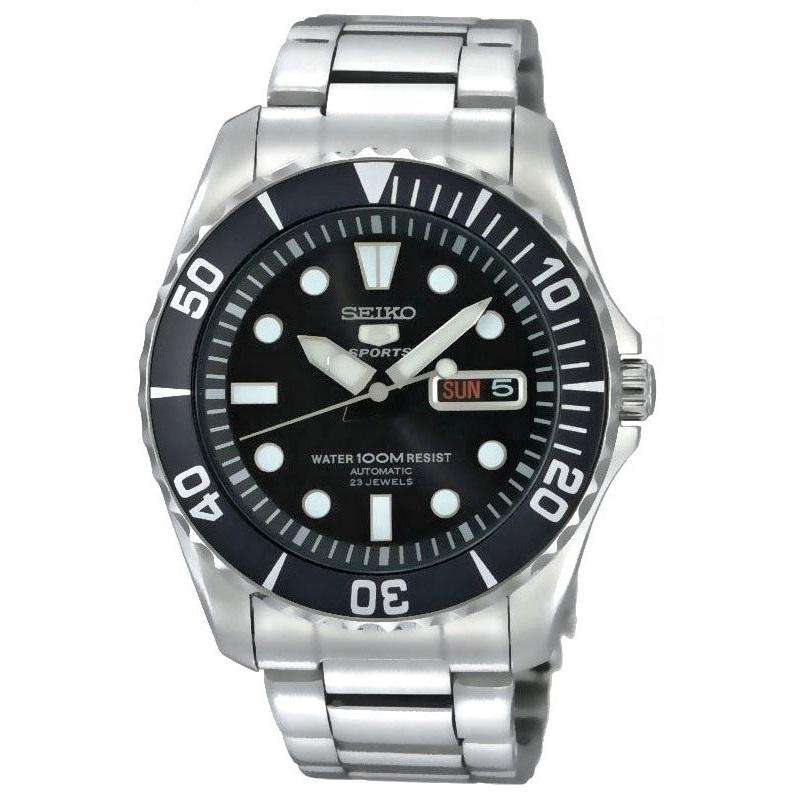 SEIKO SNZF17K1 Automatic Silver Stainless Steel Watch for Men-Watch Portal Philippines