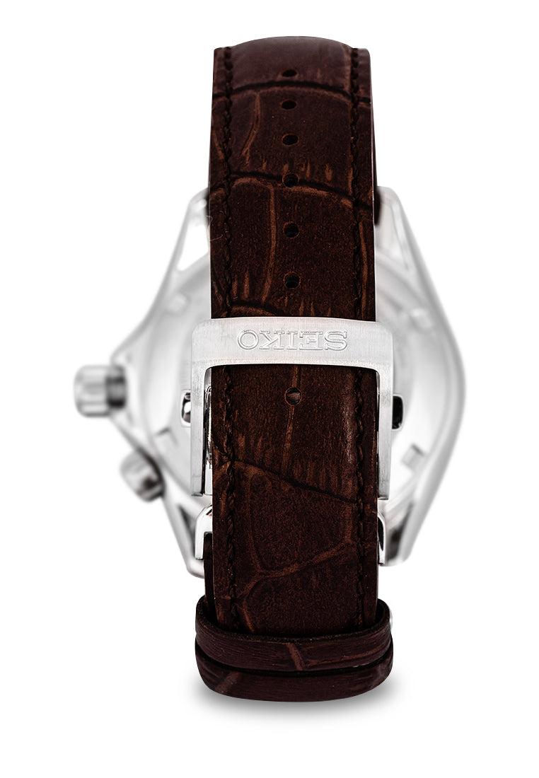 Seiko SPB121J1 Prospex Alpinist Leather Strap Automatic Watch for Men-Watch Portal Philippines
