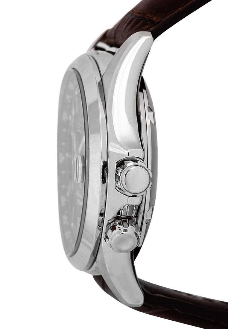 Seiko SPB121J1 Prospex Alpinist Leather Strap Automatic Watch for Men-Watch Portal Philippines