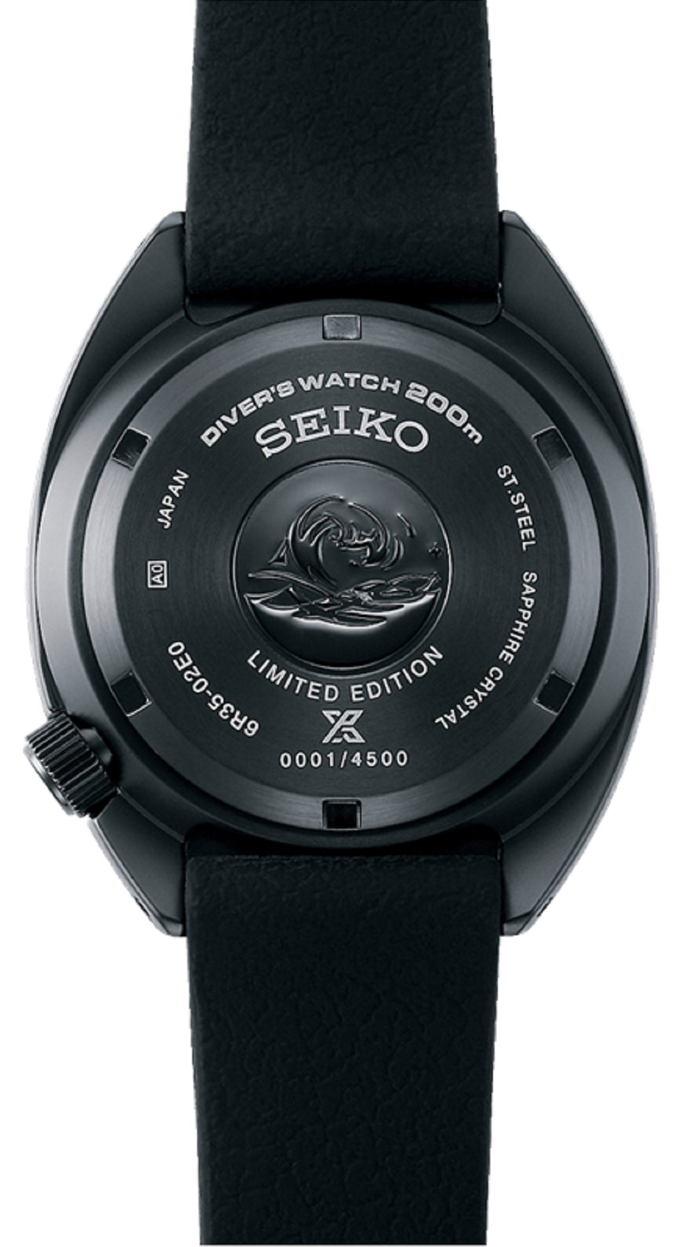 Seiko SPB335J1 Prospex The Black Series Limited Ed Turtle Automatic Watch for Men-Watch Portal Philippines