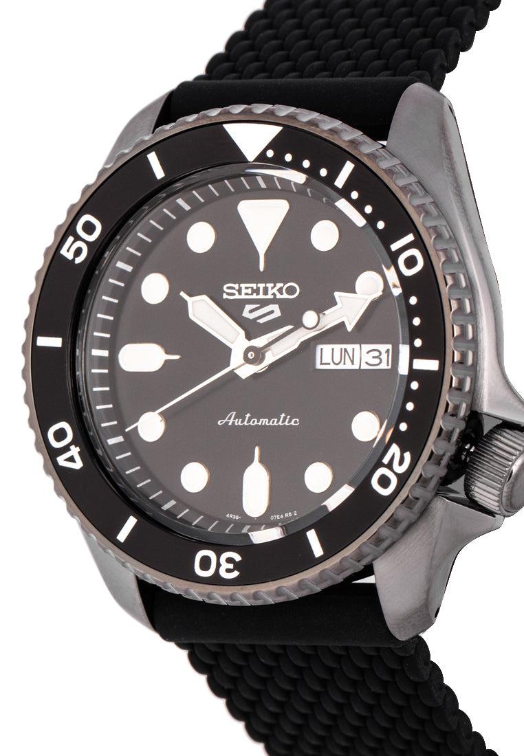 SEIKO SRPD65K2 Silicone Strap Automatic Watch Men-Watch Portal Philippines