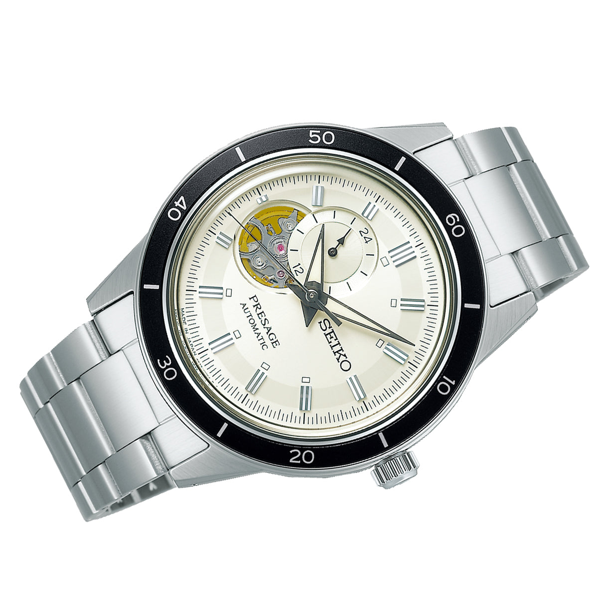 Seiko SSA423J1 Presage Style60's Open Heart Automatic Watch Men-Watch Portal Philippines