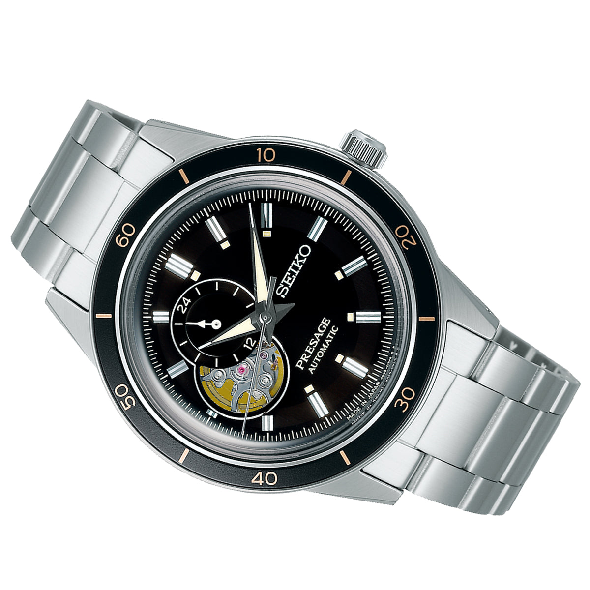 Seiko SSA425J1 Presage Style60's Open Heart Automatic Watch Men-Watch Portal Philippines