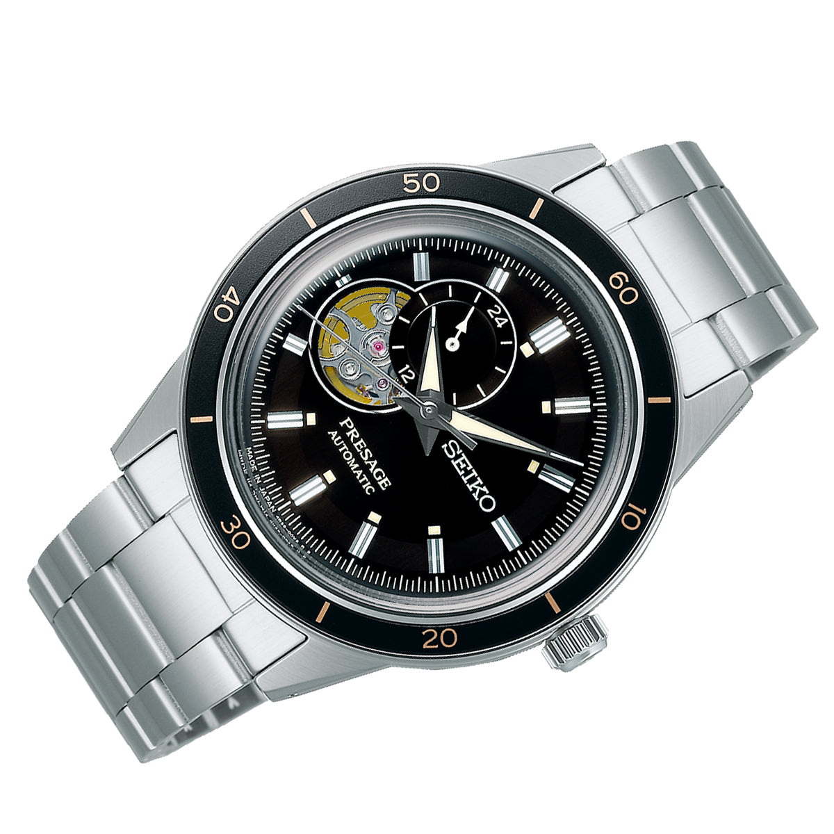 Seiko SSA425J1 Presage Style60's Open Heart Automatic Watch Men-Watch Portal Philippines