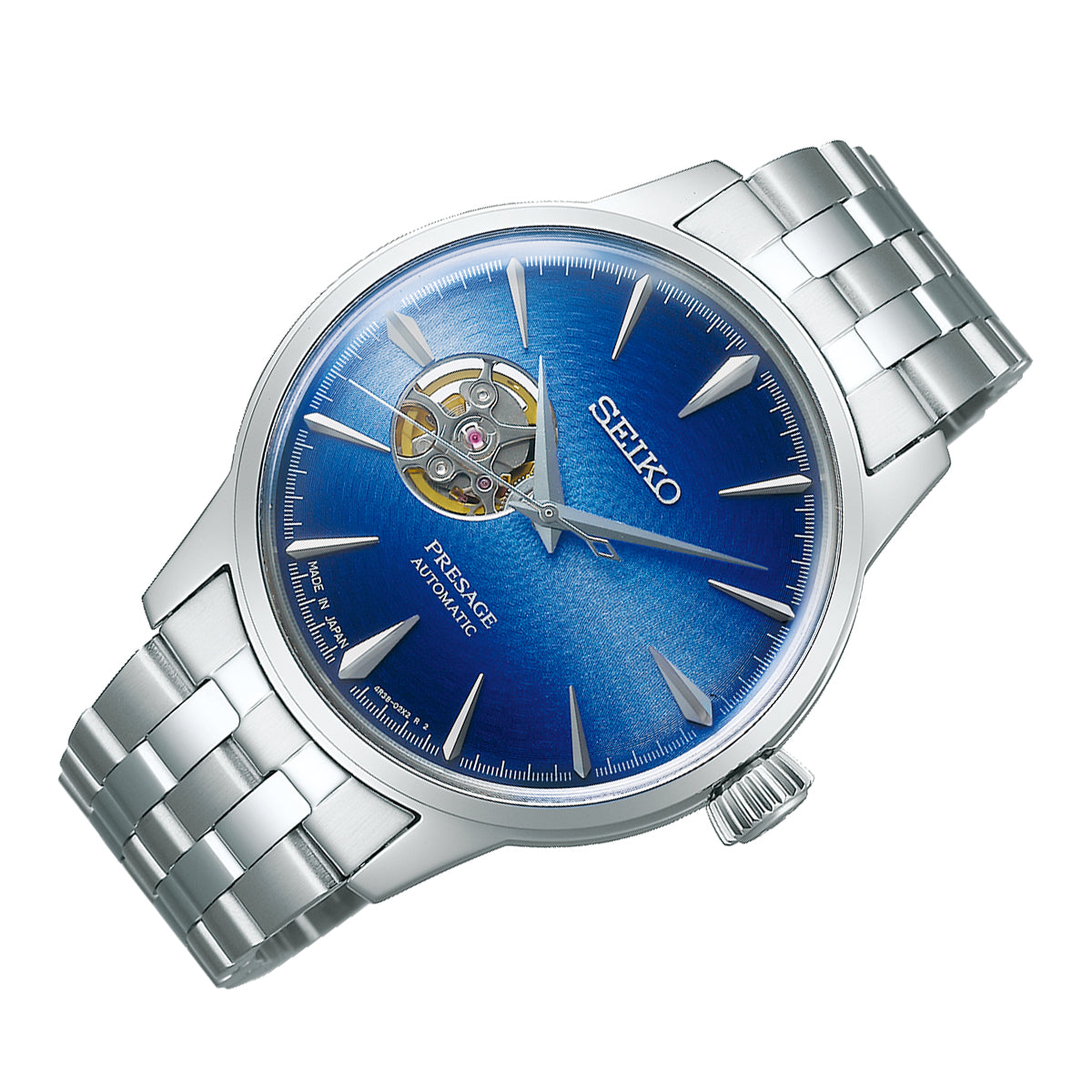 Seiko SSA439J1 Presage Cocktail Blue Acapulco Automatic Watch Men-Watch Portal Philippines