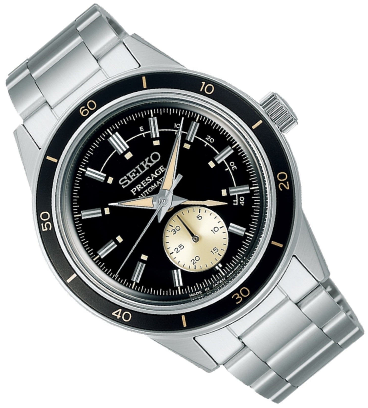 Seiko SSA449J1 Presage Style 60's Automatic Silver Stainless Watch for Men-Watch Portal Philippines