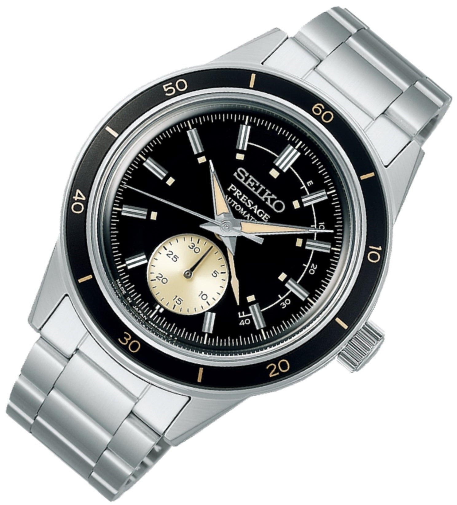 Seiko SSA449J1 Presage Style 60's Automatic Silver Stainless Watch for Men-Watch Portal Philippines