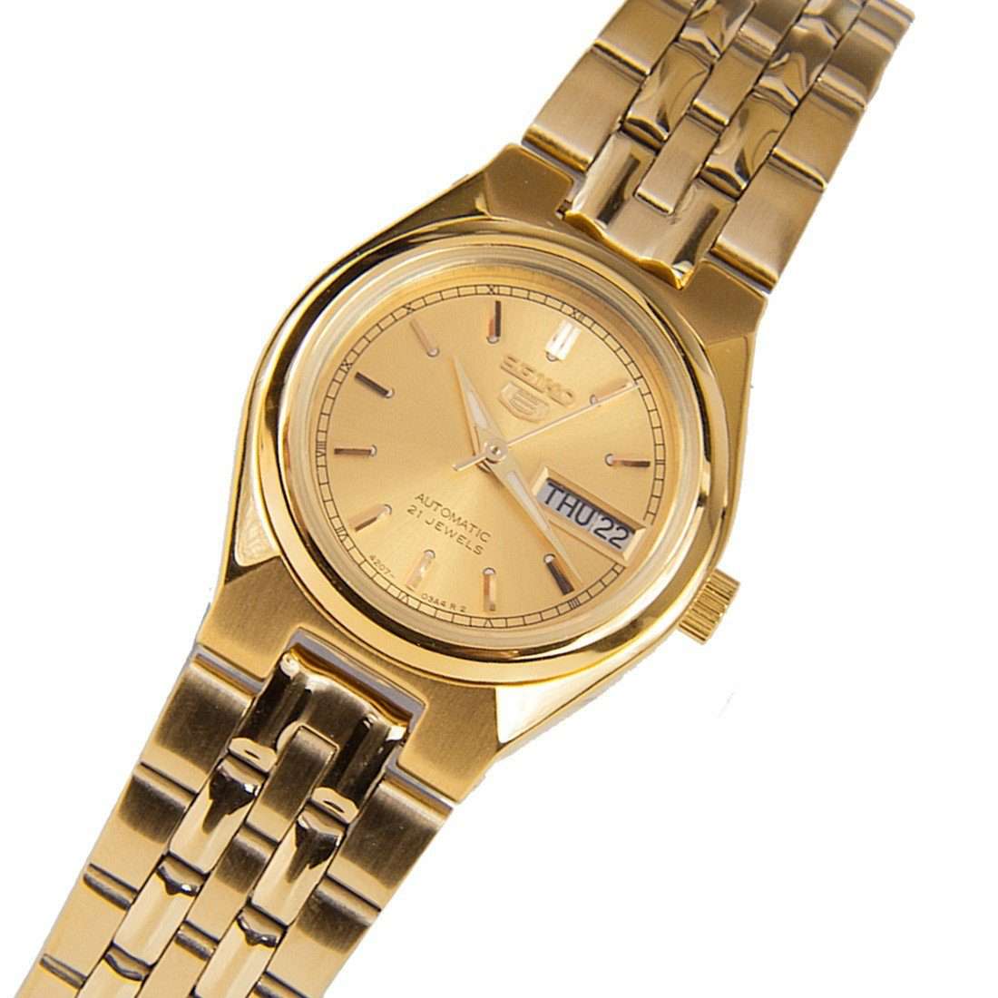 SEIKO SYMA04K1 Automatic Gold Stainless Steel Watch for Women-Watch Portal Philippines