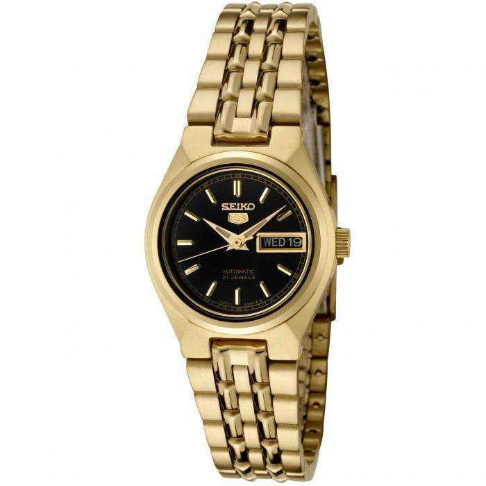 SEIKO SYMA06K1 Automatic Gold Plated Stainless Steel Watch for Women-Watch Portal Philippines