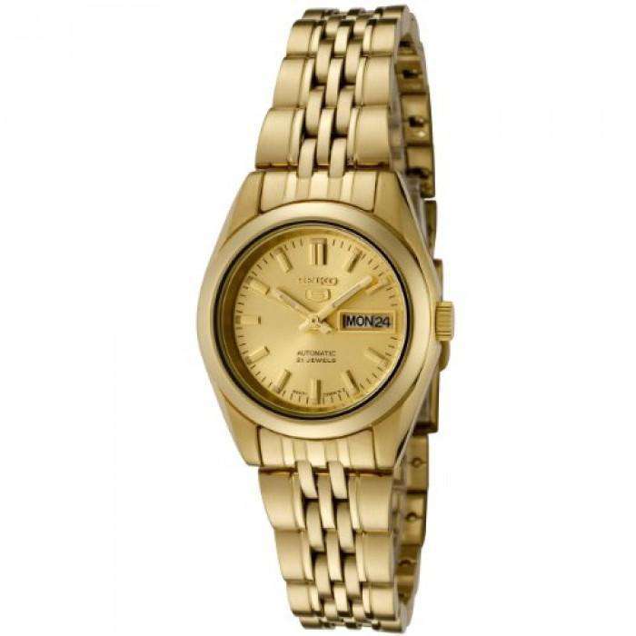 SEIKO SYMA38K1 Automatic Gold Plated Stainless Steel Watch for Women-Watch Portal Philippines