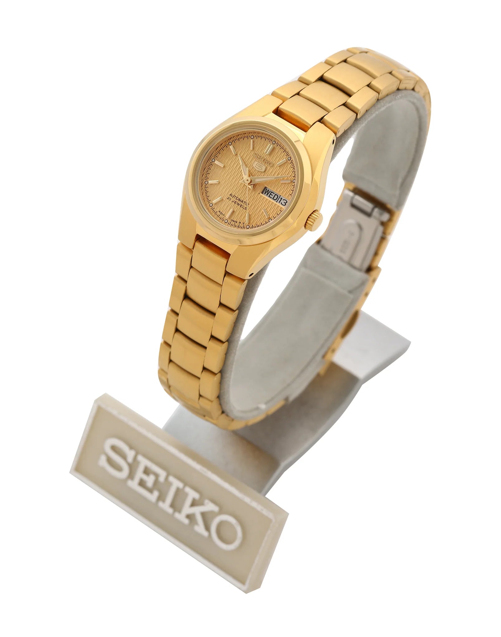 SEIKO SYMC18K1 Automatic Gold Stainless Steel Watch for Women-Watch Portal Philippines