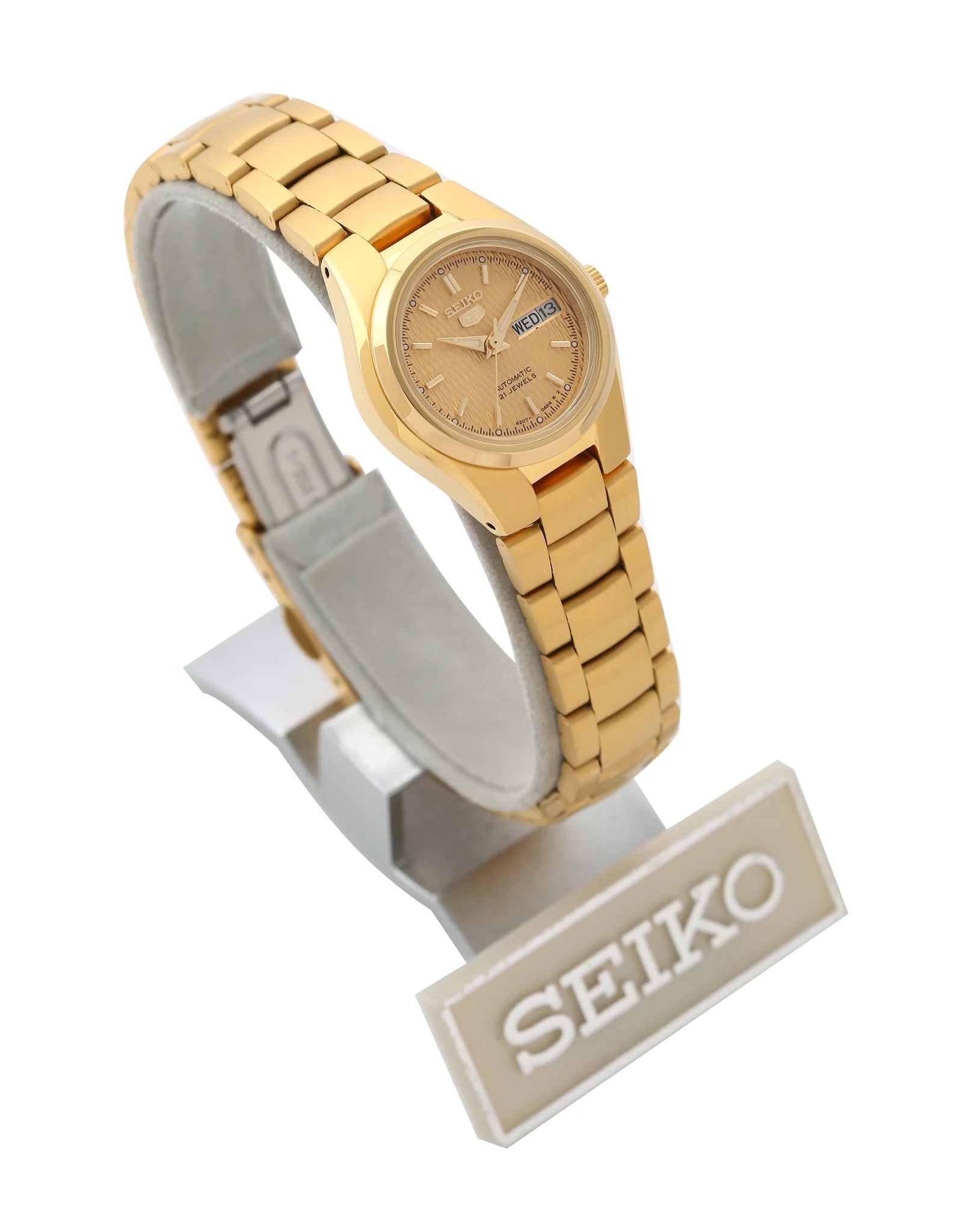 SEIKO SYMC18K1 Automatic Gold Stainless Steel Watch for Women-Watch Portal Philippines