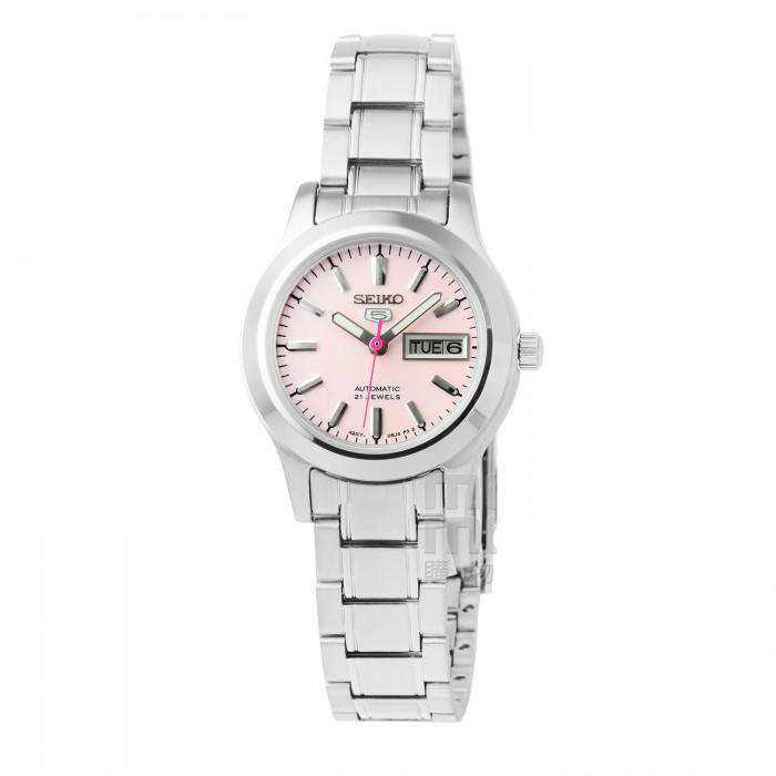 SEIKO SYMD91K1 Automatic Silver Stainless Steel Pink Dial Watch for Women-Watch Portal Philippines