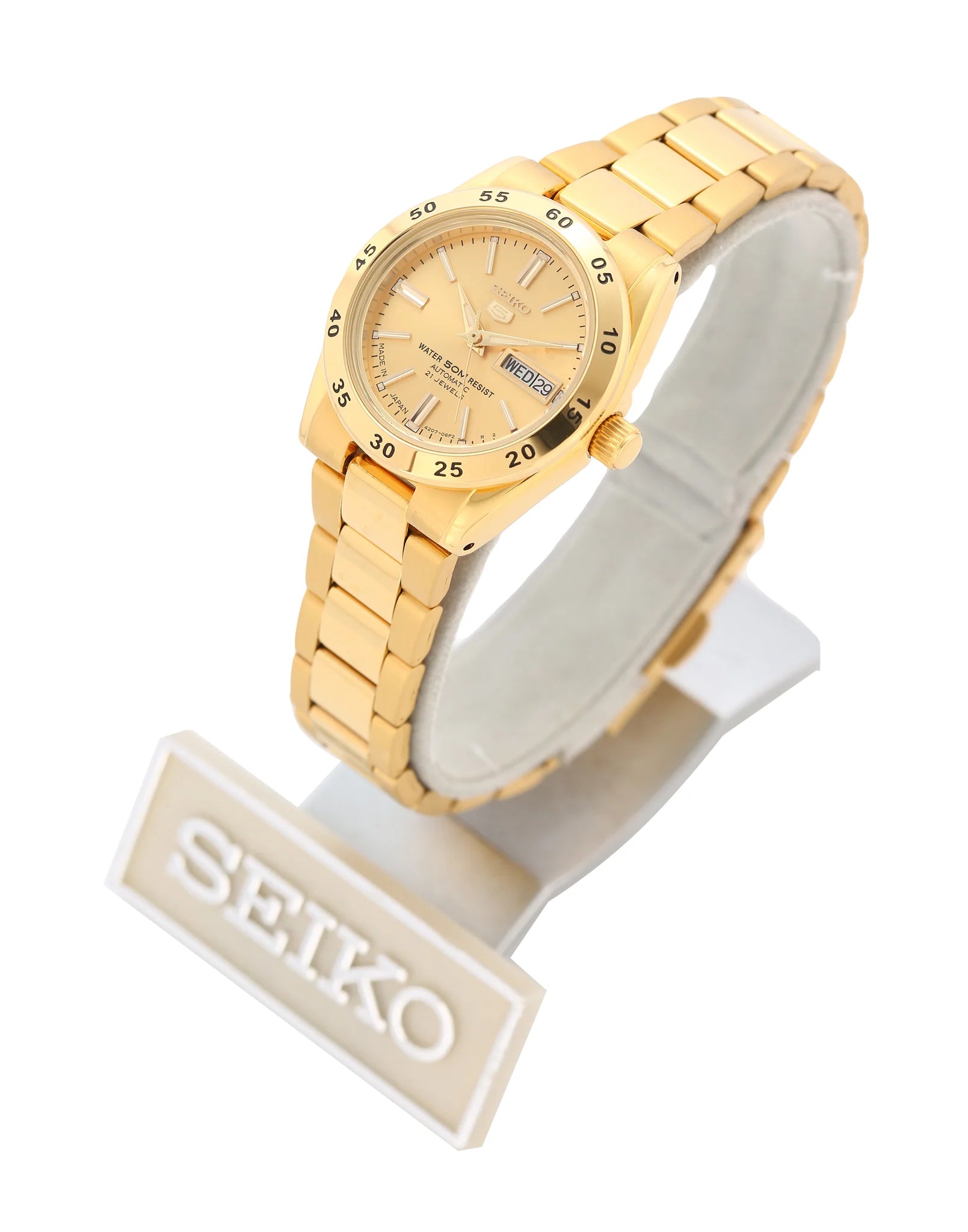 SEIKO SYMG44K1 Automatic Gold Stainless Steel Watch for Women-Watch Portal Philippines