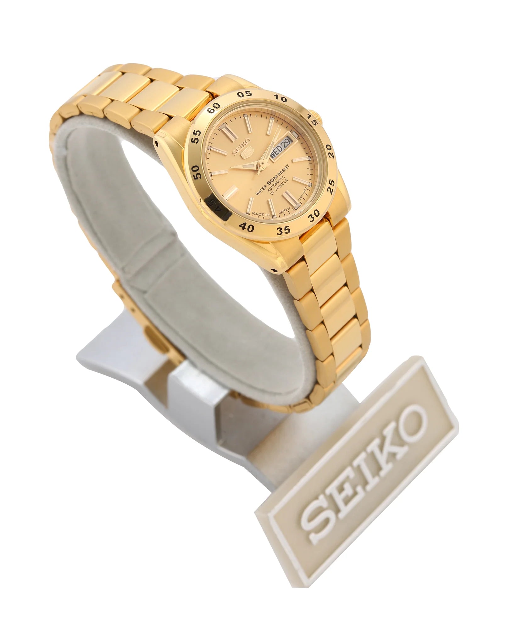 SEIKO SYMG44K1 Automatic Gold Stainless Steel Watch for Women-Watch Portal Philippines