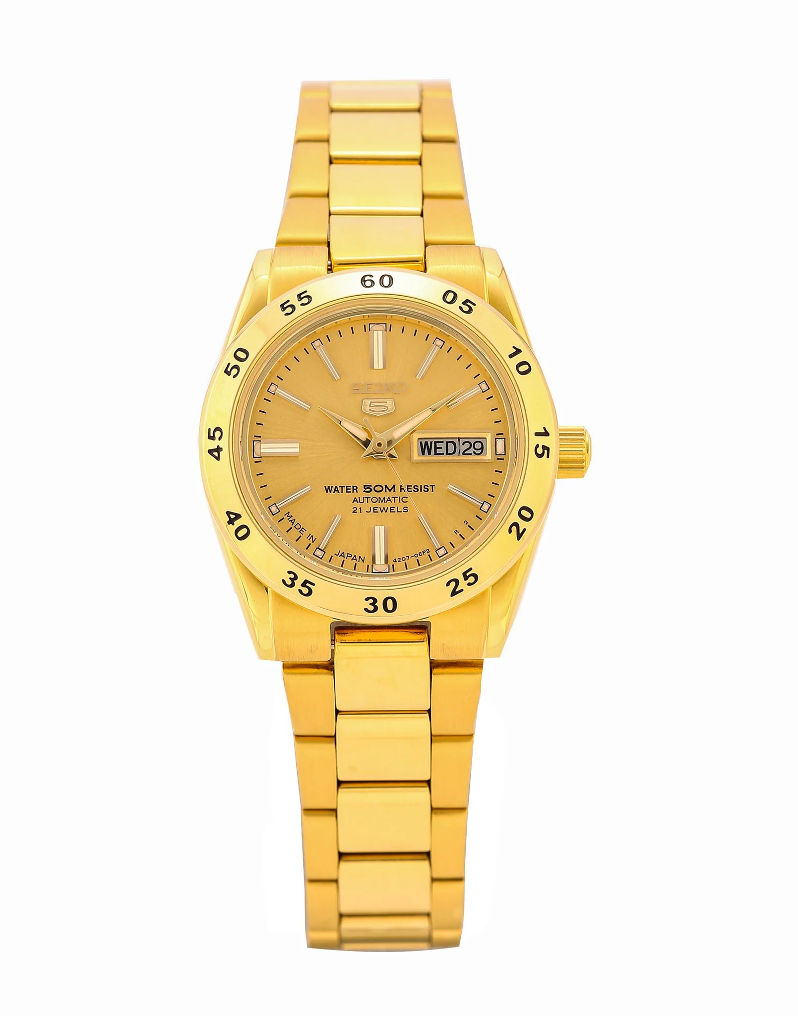 SEIKO SYMG44K1 Automatic Gold Stainless Steel Watch for Women-Watch Portal Philippines