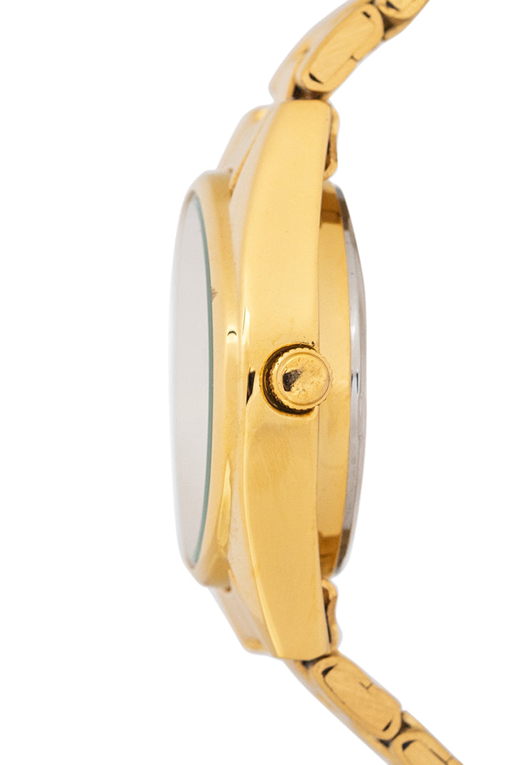 Valentino 20121507-GOLD-BLACK DIAL Analog Stainless Band Watch for Women-Watch Portal Philippines