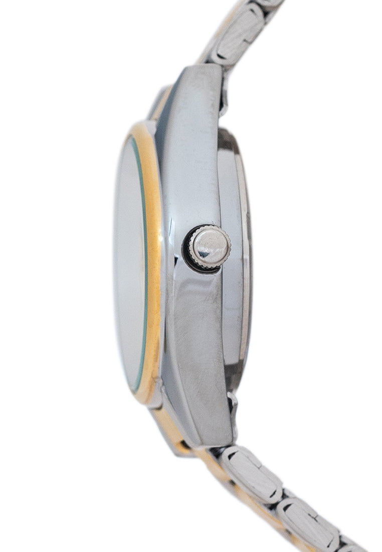 Valentino 20121507-TWO TONE-GOLD DIAL Analog Stainless Band Watch for Women-Watch Portal Philippines