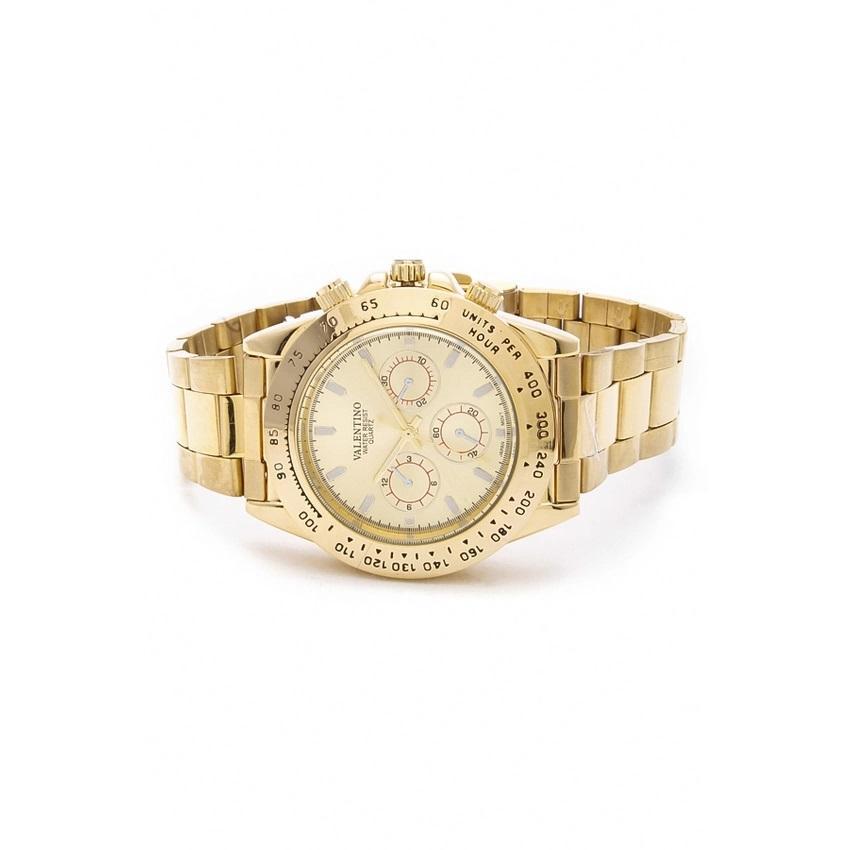 Valentino 20121651-GOLD DIAL STAINLESS BAND STRAP Watch for Men-Watch Portal Philippines