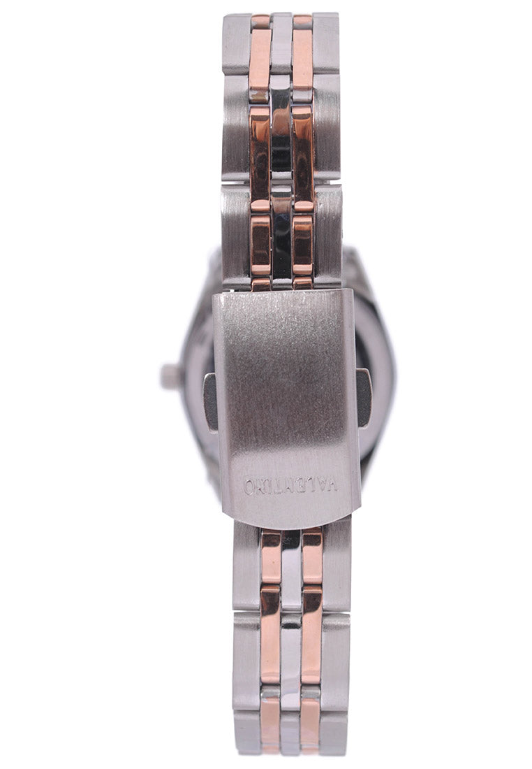 Valentino 20121692-ROSE GOLD - ROSE DIAL Analog Stainless Steel Strap Watch for Women-Watch Portal Philippines