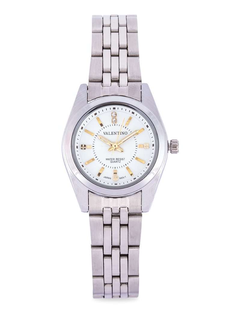 Valentino 20121693-SILVER - WHITE DIAL Stainless Steel Watch for Women-Watch Portal Philippines