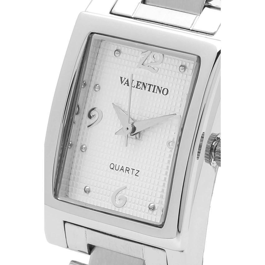 Valentino 20121783-SILVER - WHITE NUMBER SHEEN IP WHITE STYLE STAINLESS BAND STRAP Watch for Women-Watch Portal Philippines