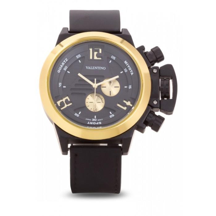 Valentino 20121896-GOLD BIG LEE STYLE RUBBER STRAP Watch for Men-Watch Portal Philippines