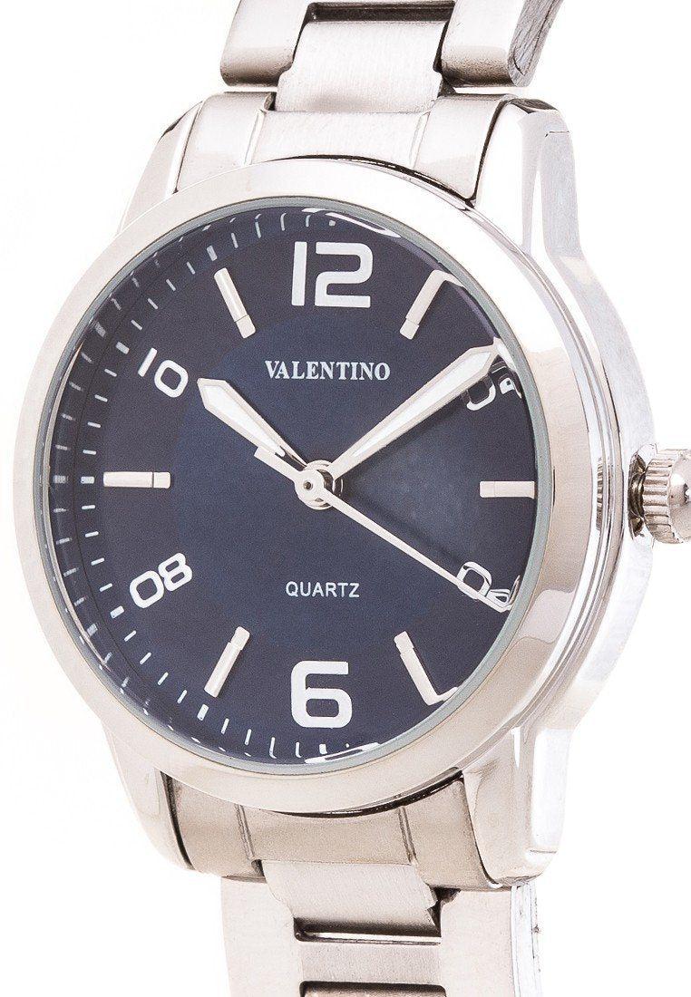 Valentino 20121912-Blue Dial Stainless Strap Watch For Women-Watch Portal Philippines