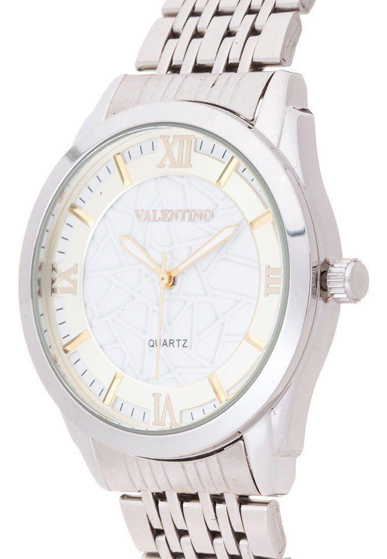 Valentino 20121913-Gold Dial Sta Barbara Mtl G Stainless Strap Watch For Men-Watch Portal Philippines