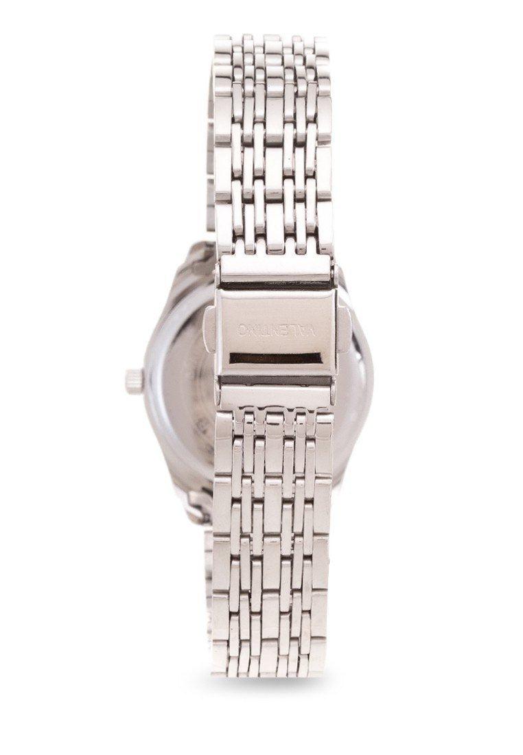 Valentino 20121914-Silver Dial Sta Barbara Mtl L Stainless Strap Watch For Women-Watch Portal Philippines