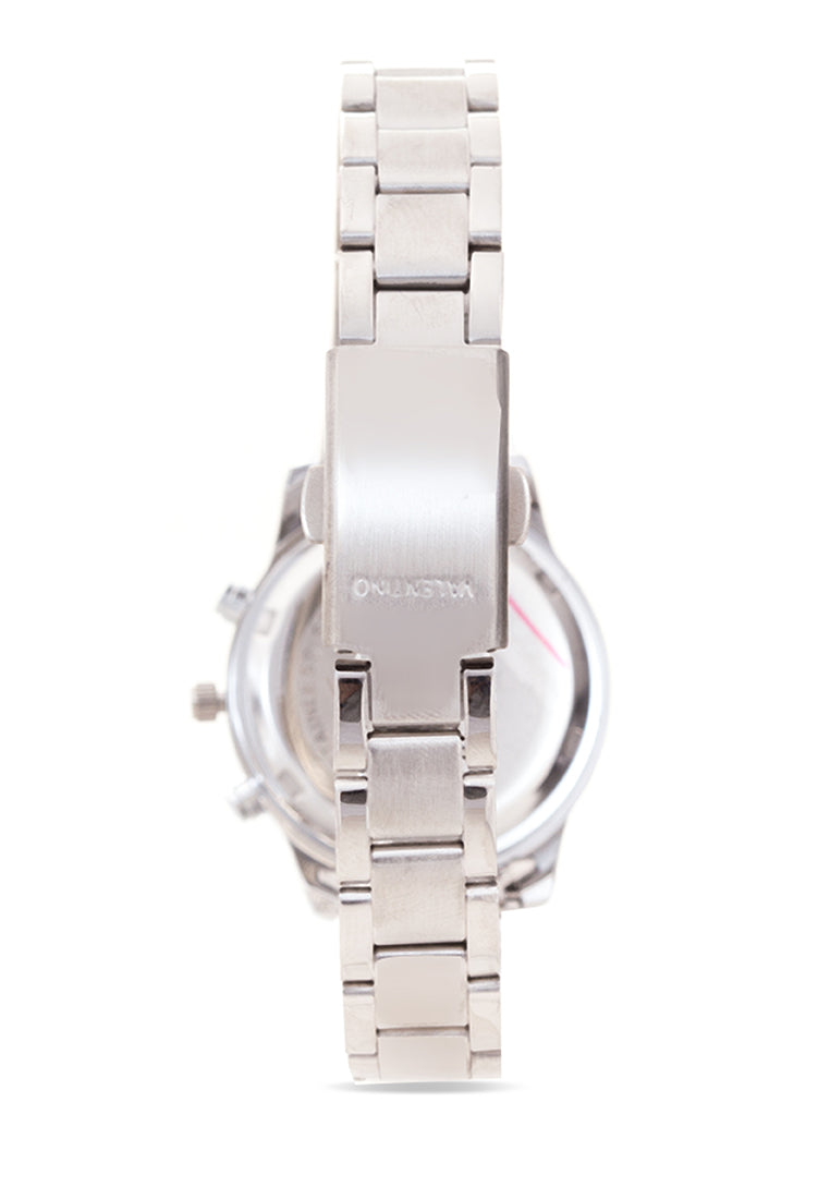 Valentino 20121937-BLACK DIAL Analog Stainless Steel Strap Watch for Women-Watch Portal Philippines