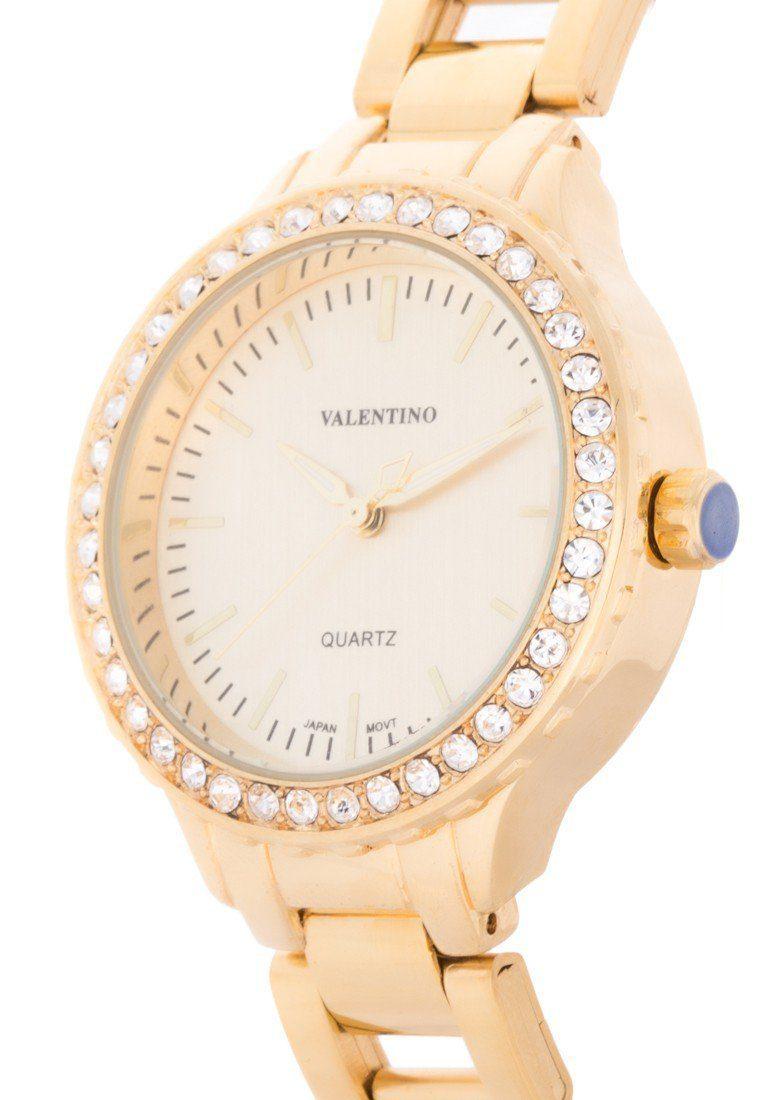 Valentino 20121959-GOLD - GOLD DIAL STAINLESS BAND Watch For Women-Watch Portal Philippines