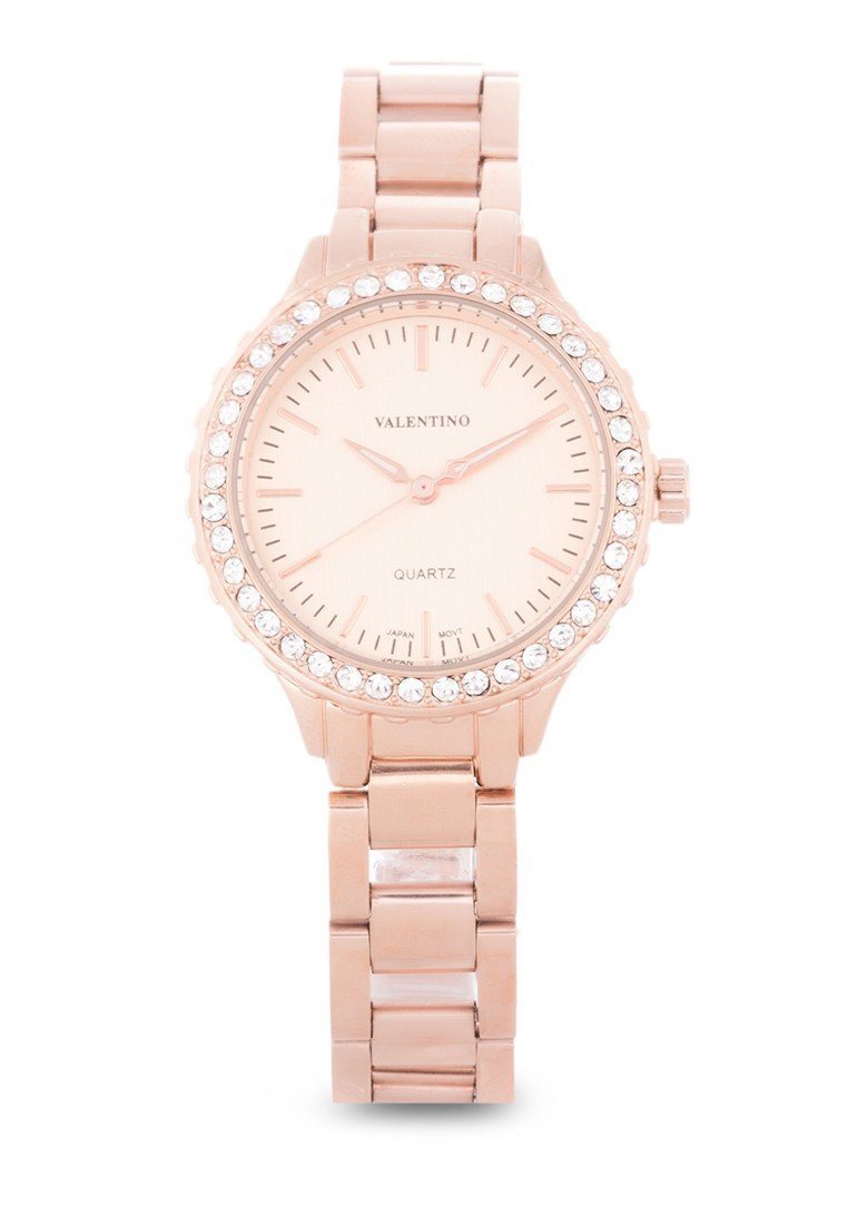 Valentino 20121960-ROSE GOLD GOLD - MOP DIAL STAINLESS BAND Watch For Women-Watch Portal Philippines