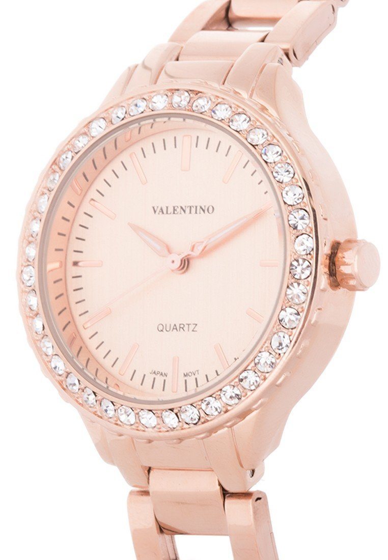Valentino 20121960-ROSE GOLD GOLD - MOP DIAL STAINLESS BAND Watch For Women-Watch Portal Philippines