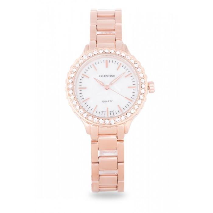 Valentino 20121960-ROSE GOLD GOLD - MOP DIAL STAINLESS BAND Watch For Women-Watch Portal Philippines
