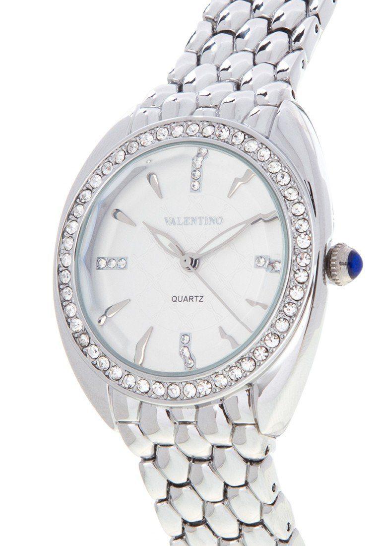Valentino 20121972 WHITE - SILVER FASHION METAL - ALLOY Watch For Women-Watch Portal Philippines