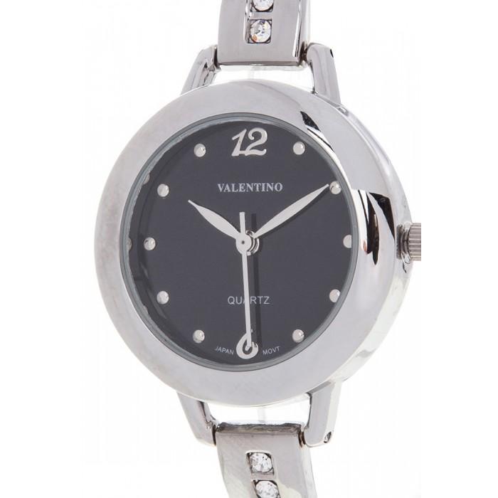 Valentino 20121982-BLACK SILVER FASHION METAL ALLOY STRAP Watch for Women-Watch Portal Philippines