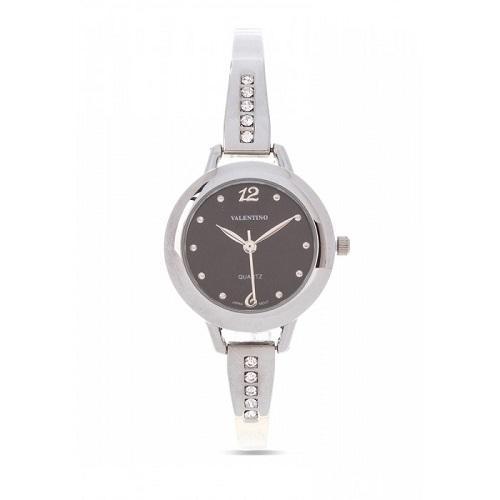 Valentino 20121982-BLACK SILVER FASHION METAL ALLOY STRAP Watch for Women-Watch Portal Philippines