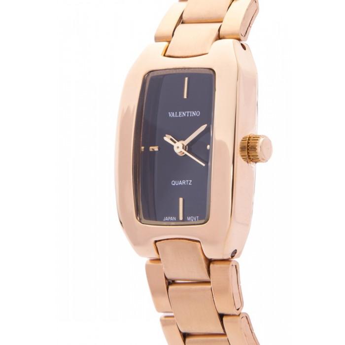 Valentino 20122019-BLACK DIAL GOLD STAINLESS STEEL STRAP Watch for Women-Watch Portal Philippines