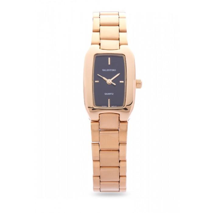 Valentino 20122019-BLACK DIAL GOLD STAINLESS STEEL STRAP Watch for Women-Watch Portal Philippines