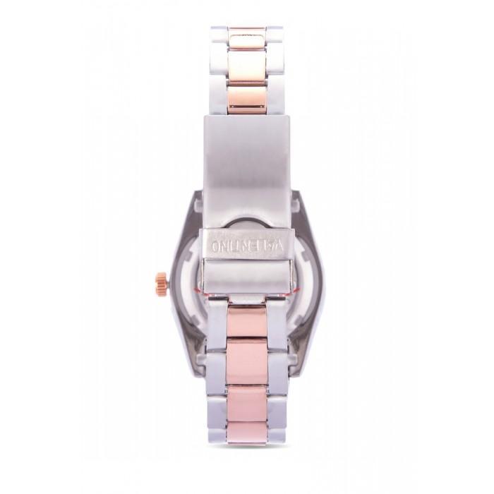 Valentino 20122024-BLACK DIAL ROSE GOLD STAINLESS STEEL STRAP Watch for Women-Watch Portal Philippines