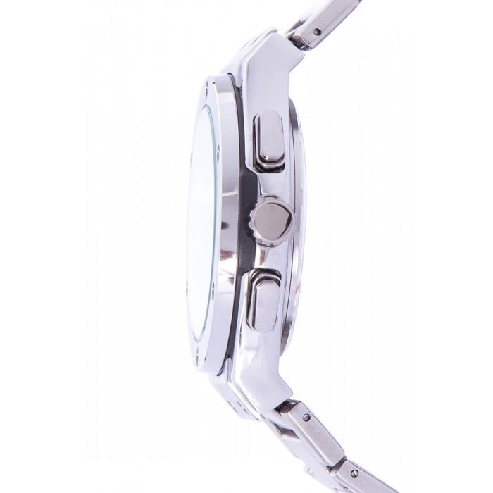 Valentino 20122068-BLACK DIAL SILVER STAINLESS STEEL BAND Watch for Men-Watch Portal Philippines