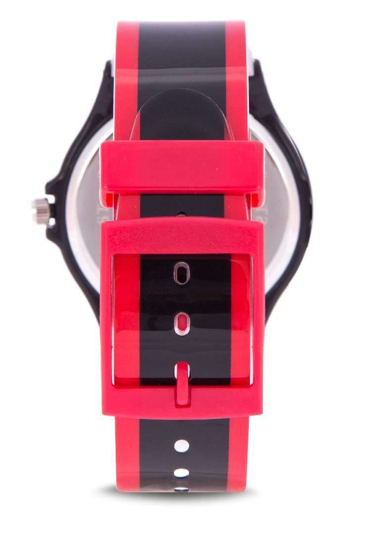 Valentino 20122091-RED BLACK RED BLACK PLASTIC STRAP Watch for Men and Women-Watch Portal Philippines