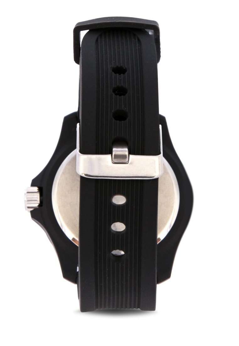 Valentino 20122097-BLACK CASE BLACK RUBBER STRAP Watch for Men-Watch Portal Philippines