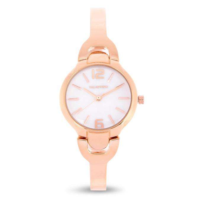 Valentino 20122119-WHITE DIAL Rose Gold Fashion Metal Band Watch for Women-Watch Portal Philippines