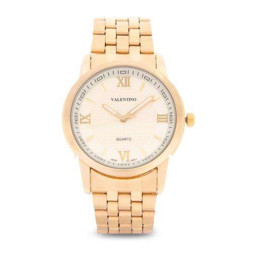 Valentino 20122122-GOLD DIAL Gold Stainless Steel Band Watch for Men-Watch Portal Philippines