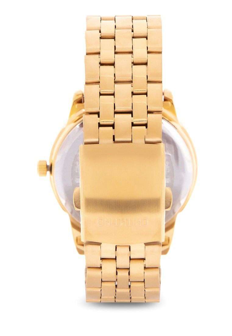 Valentino 20122122-SILVER DIAL Gold Stainless Steel Band Watch for Men-Watch Portal Philippines