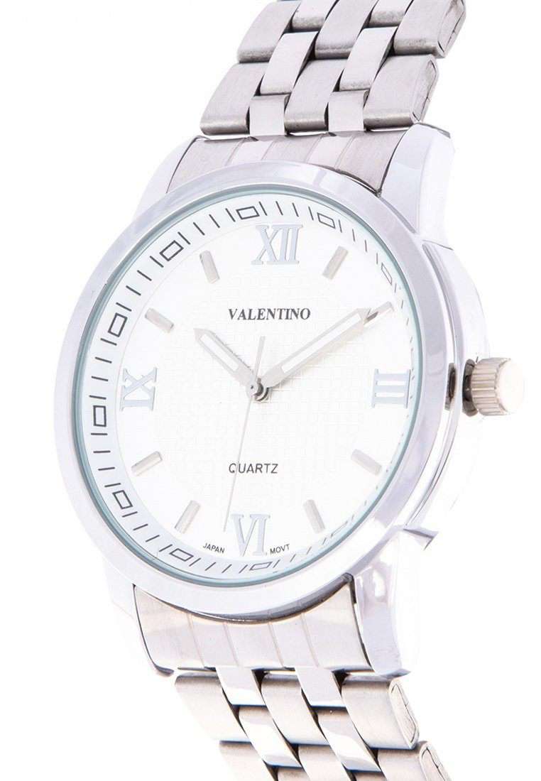 Valentino 20122123-SIL - SILVER INDEX Silver Stainless Steel Band Watch for Men-Watch Portal Philippines