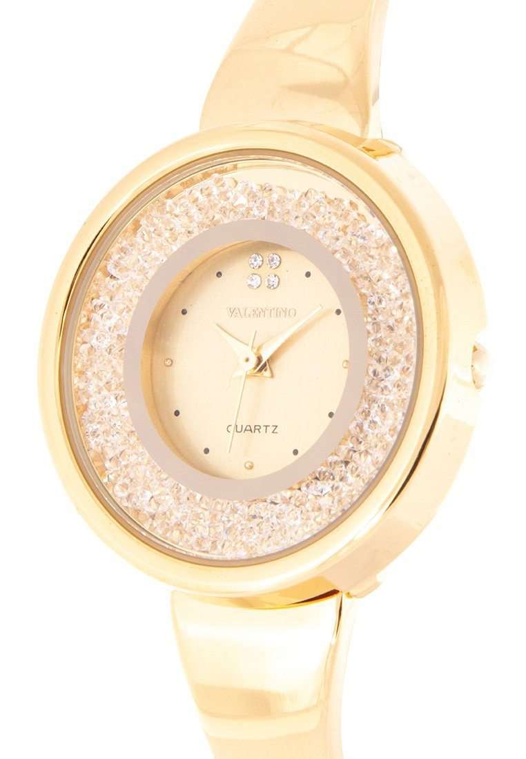 Valentino 20122148-GOLD DIAL Gold Fashion Metal Band Watch for Women-Watch Portal Philippines