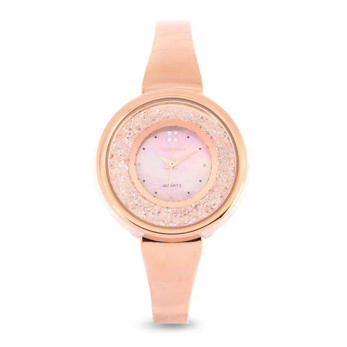 Valentino 20122149-ROSE ROSE DIAL Rose Gold Fashion Metal Band Watch for Women-Watch Portal Philippines